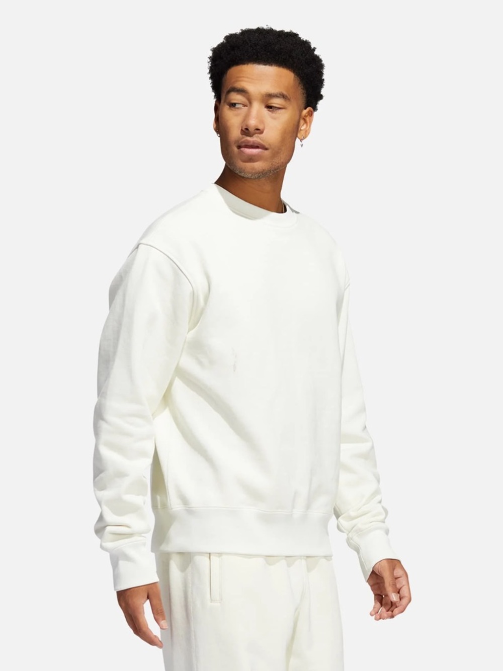 ADIDAS X HUMANRACE BY PHARRELL WILLIAMS Off-White Humanrace Crew Sweatshirt Sz S